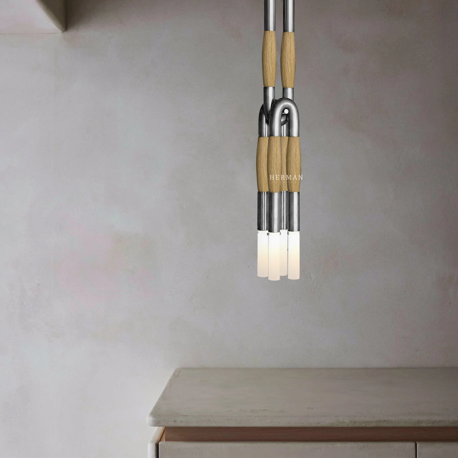 Heritage Horsehair 4-Light Pendant - Image 46