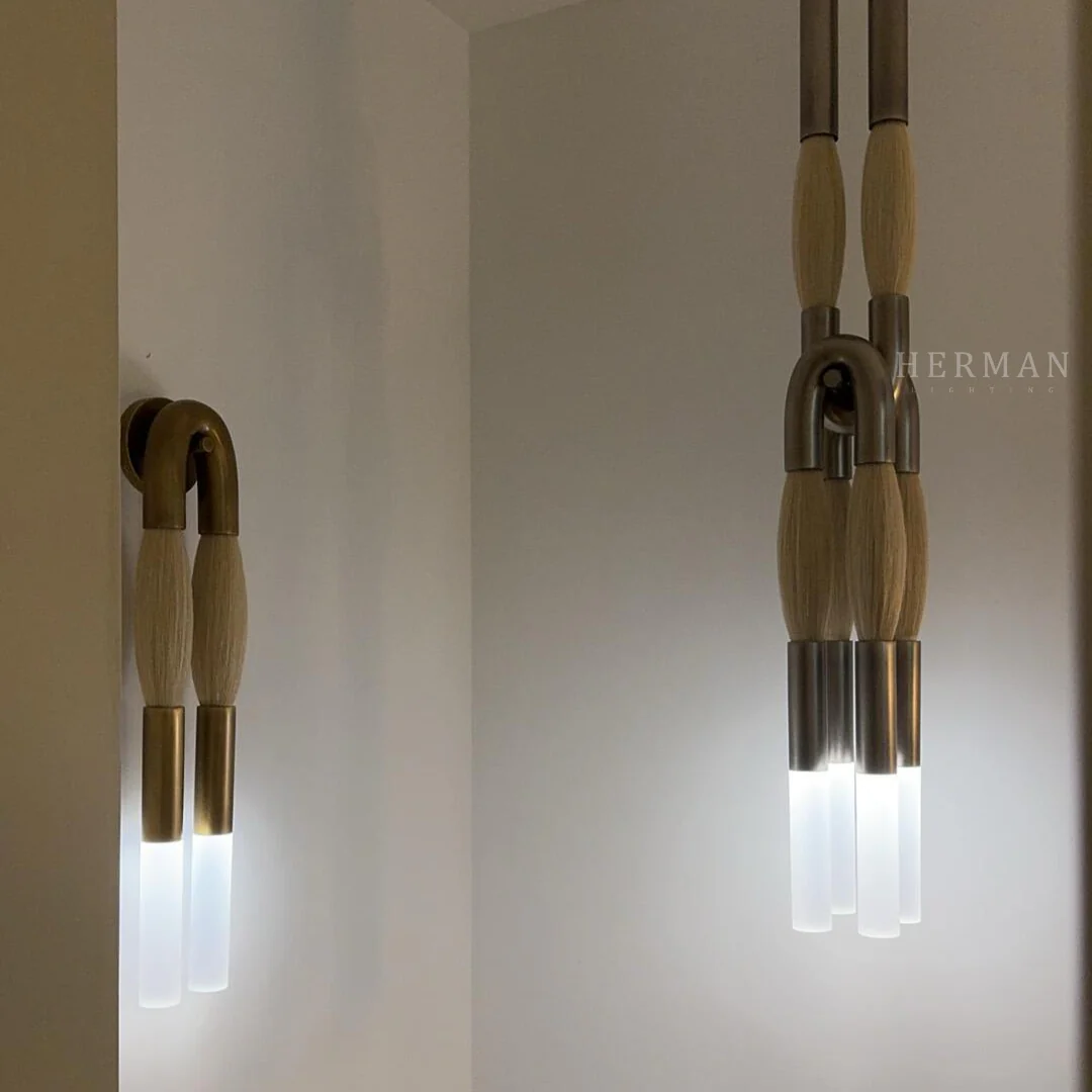 Heritage Horsehair 4-Light Pendant - Image 6