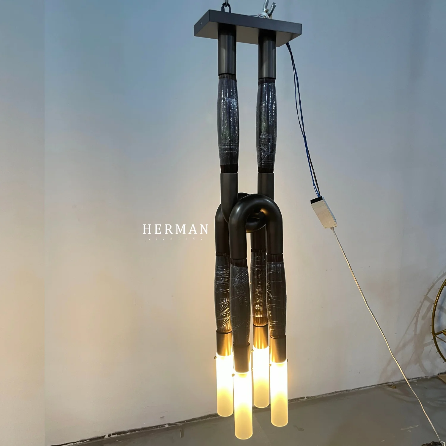 Heritage Horsehair 4-Light Pendant - Image 8
