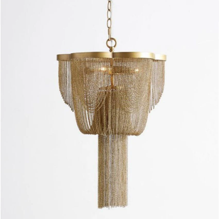 Hikari Metal Chain Chandelier - Image 2