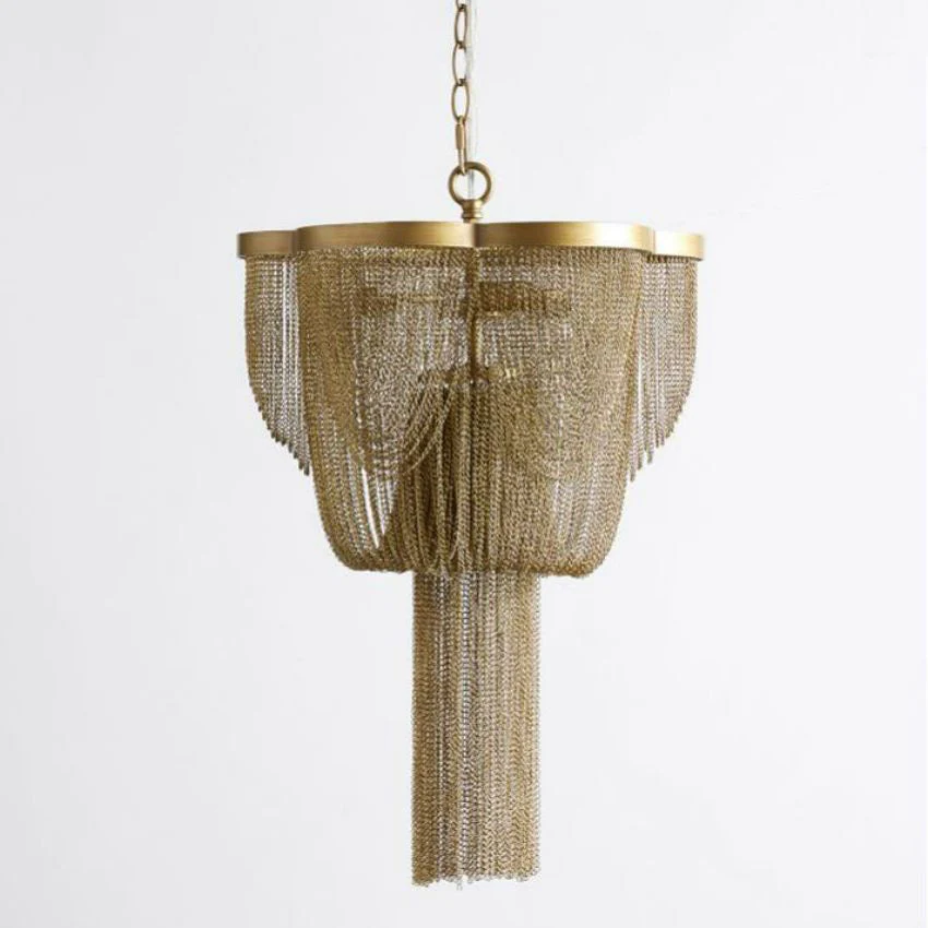 Hikari Metal Chain Chandelier - Image 3