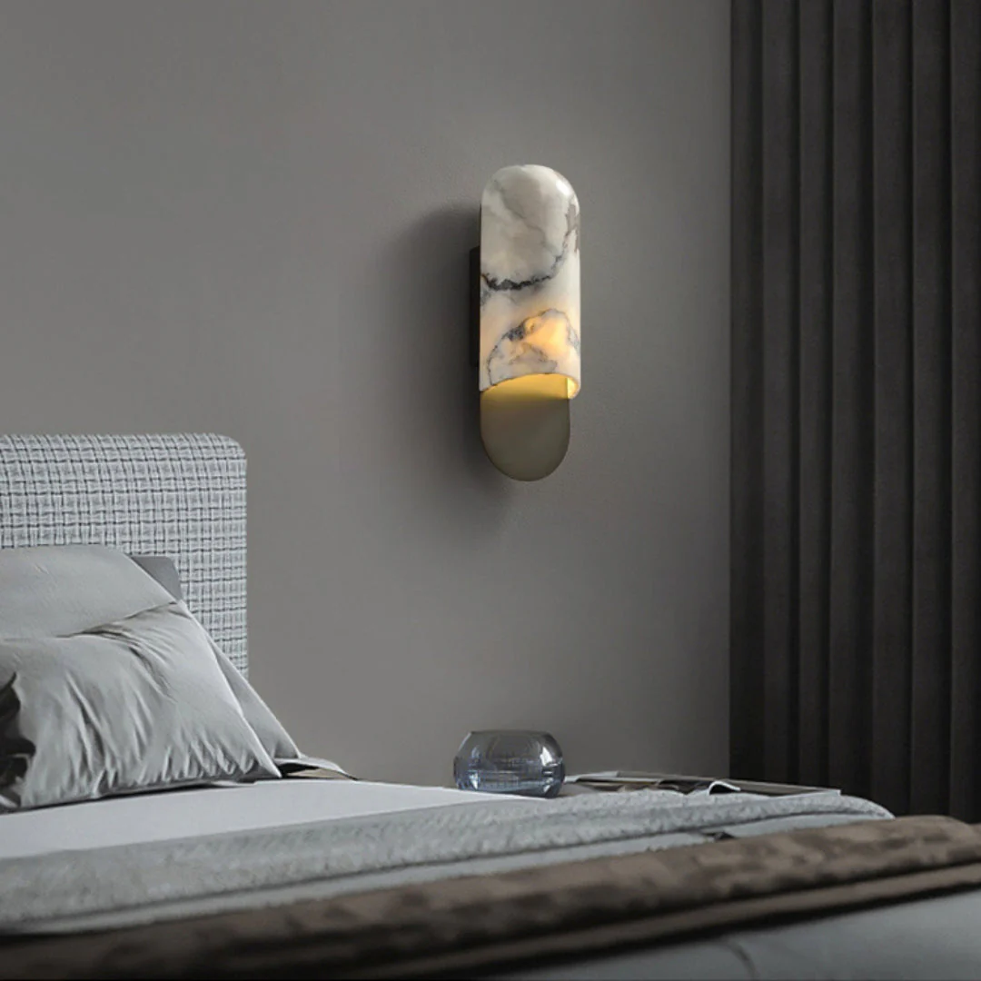 Hl Alabaster Wall Sconce - Image 5
