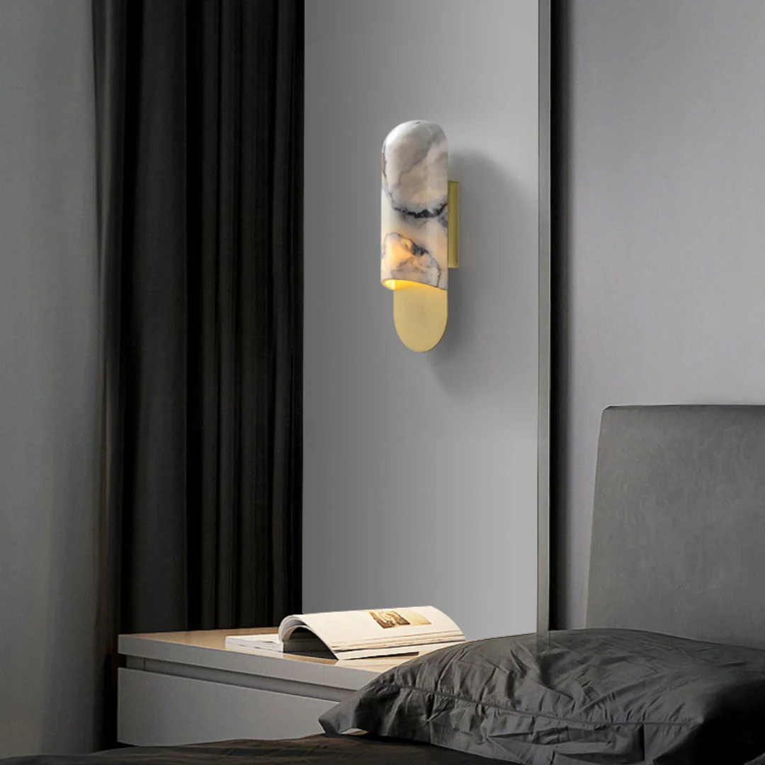 Hl Alabaster Wall Sconce - Image 6