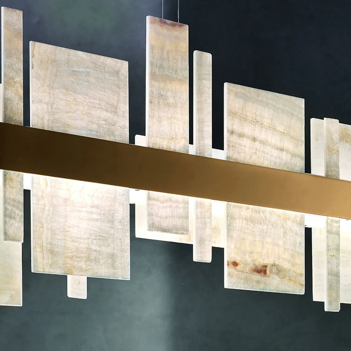Honice LED Alabaster Chandelier - Image 11