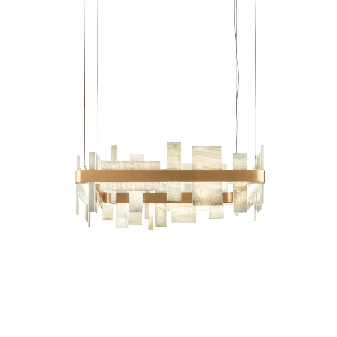 Honice LED Alabaster Chandelier - Image 4