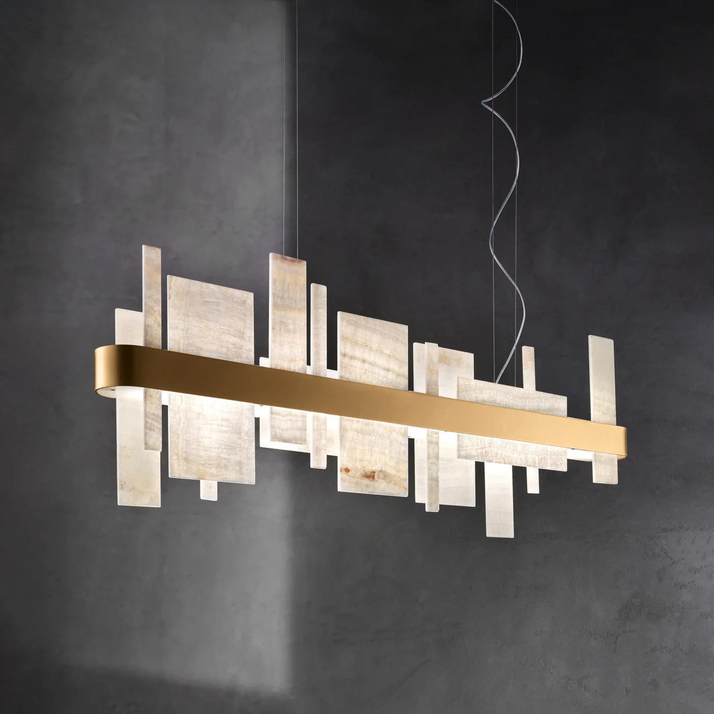 Honice LED Alabaster Chandelier - Image 6