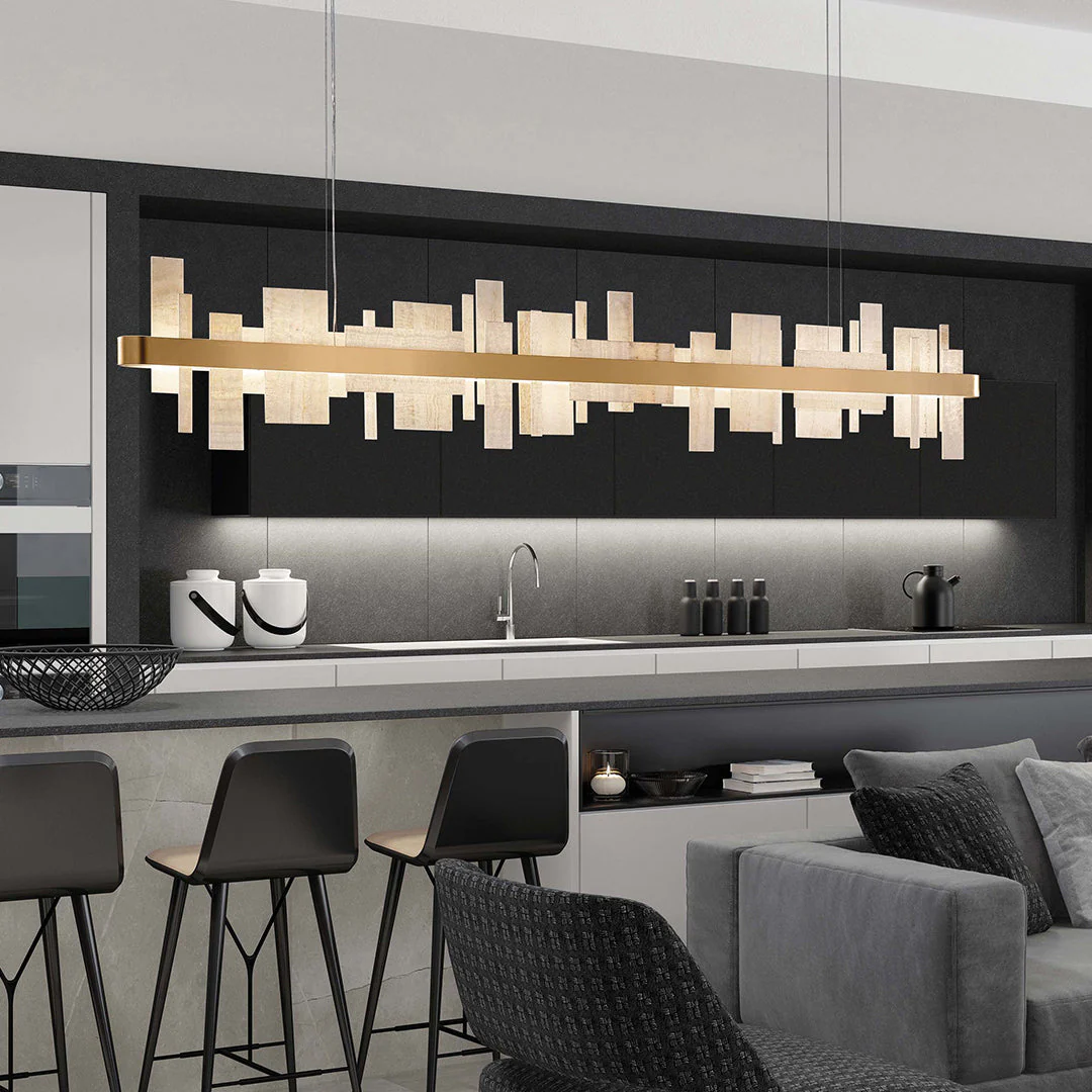 Honice LED Alabaster Chandelier - Image 7