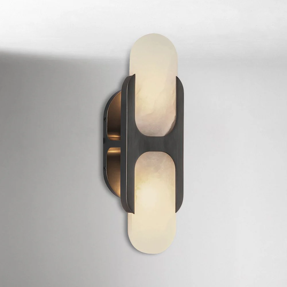 Hopkins Alabaster Sconce 9"–17" - Image 10
