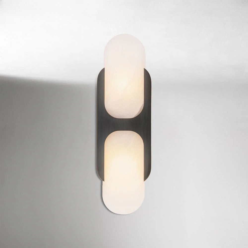 Hopkins Alabaster Sconce 9"–17" - Image 12