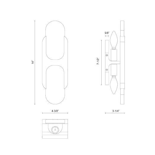 Hopkins Alabaster Sconce 9"–17" - Image 13