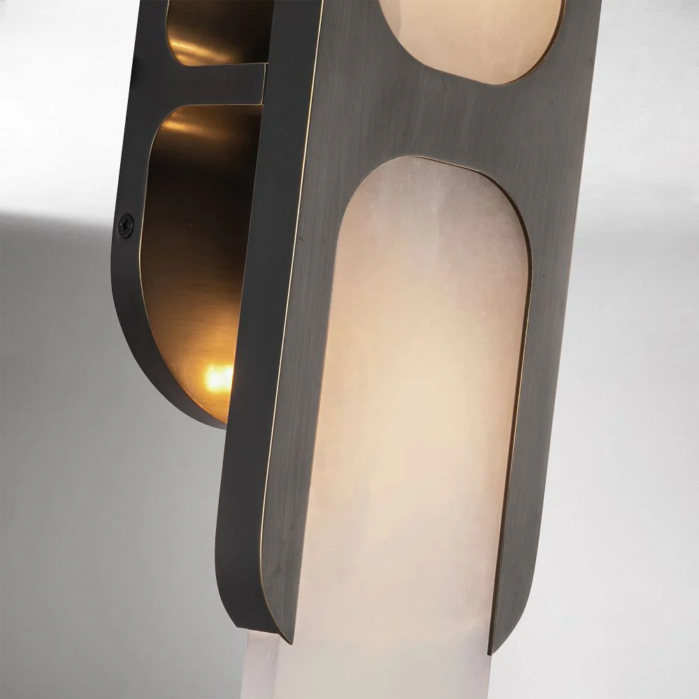 Hopkins Alabaster Sconce 9"–17" - Image 14