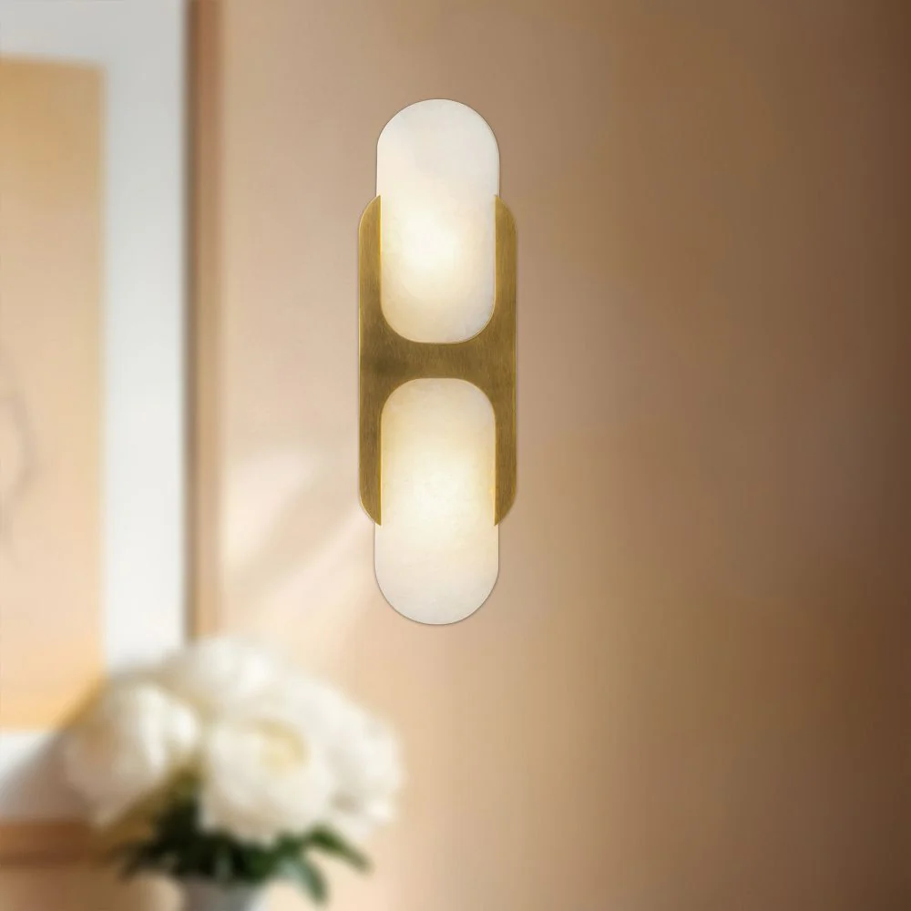 Hopkins Alabaster Sconce 9"–17" - Image 15