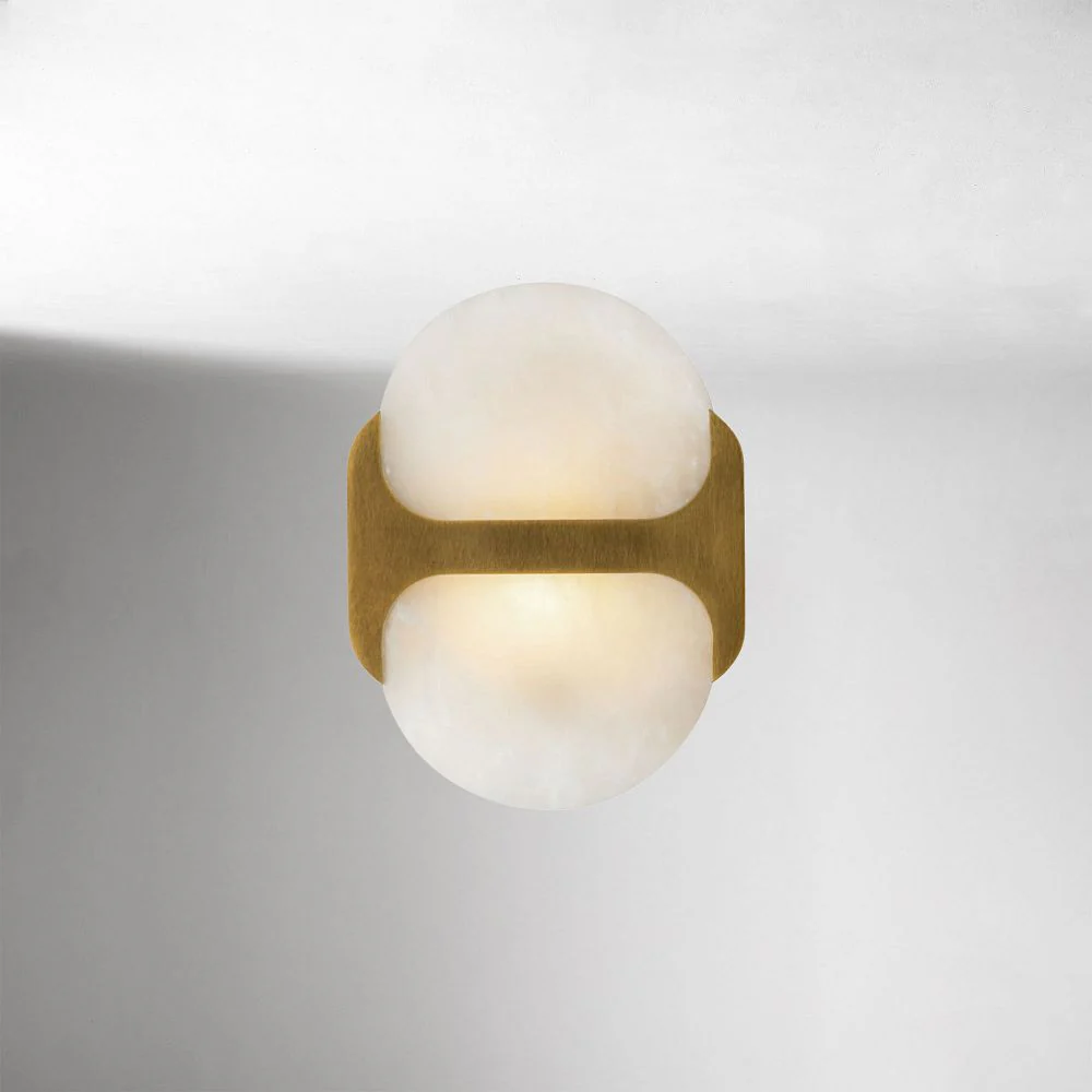 Hopkins Alabaster Sconce 9"–17" - Image 2