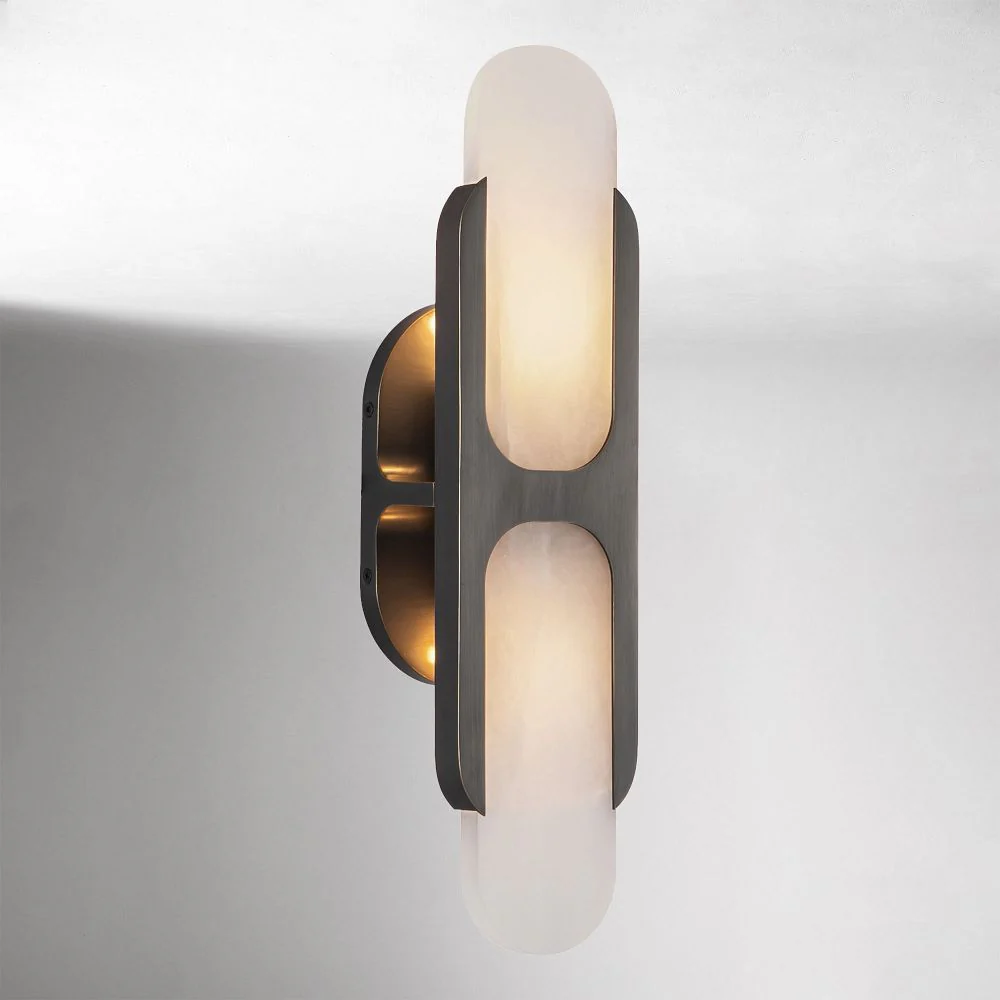 Hopkins Alabaster Sconce 9"–17" - Image 21