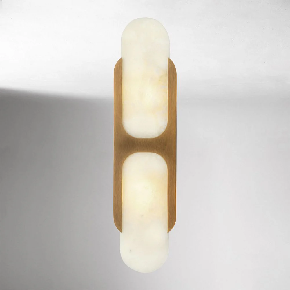 Hopkins Alabaster Sconce 9"–17" - Image 25