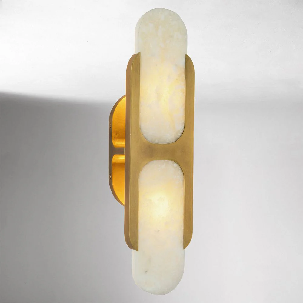 Hopkins Alabaster Sconce 9"–17" - Image 26