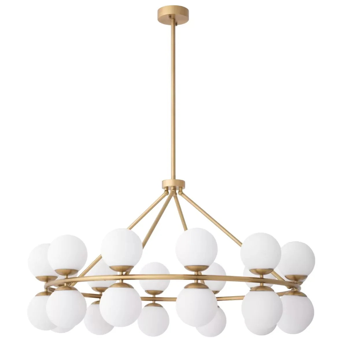 Hutchinson Modern Brass Chandelier - (Antique Brass Finish | Bronze Finish) - Image 10
