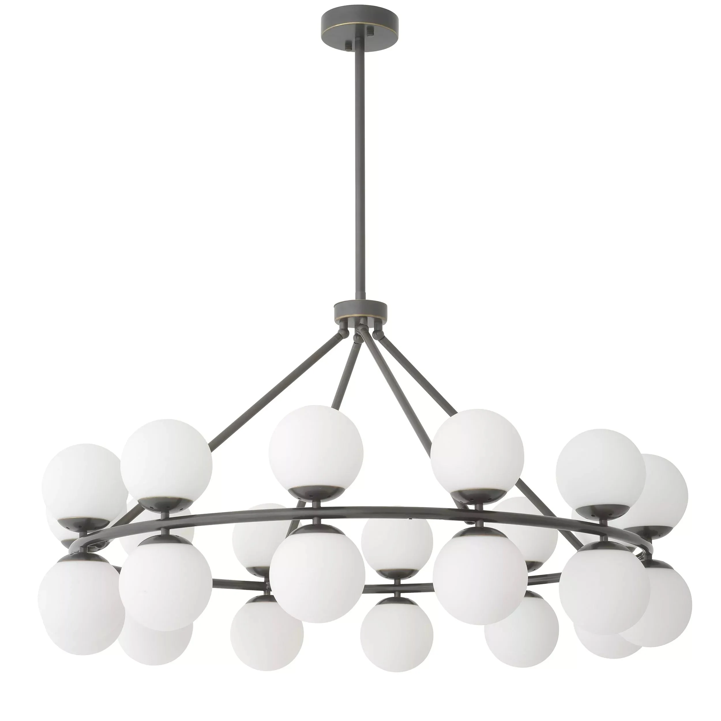Hutchinson Modern Brass Chandelier - (Antique Brass Finish | Bronze Finish) - Image 5