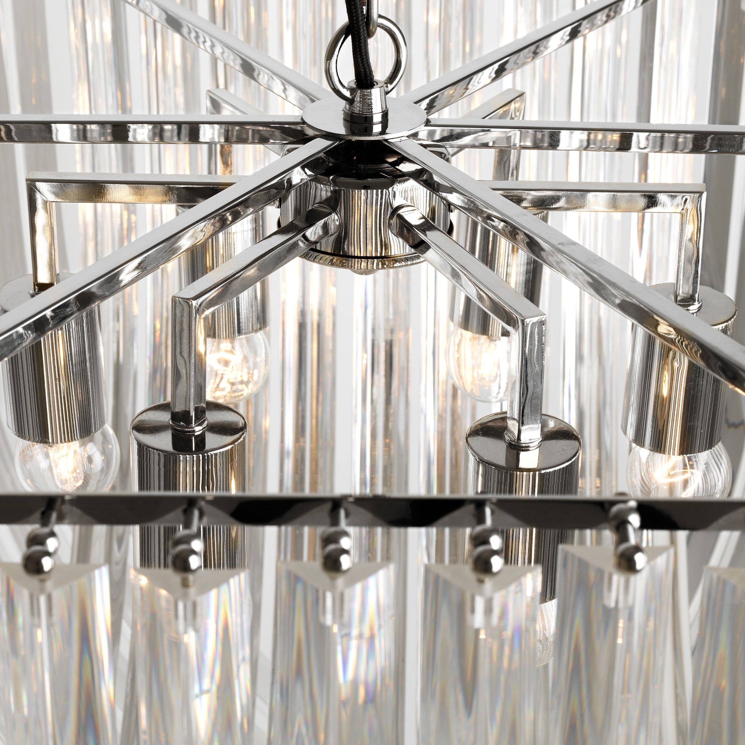 Hyères Modern Chandelier - [Nickel] - Image 3