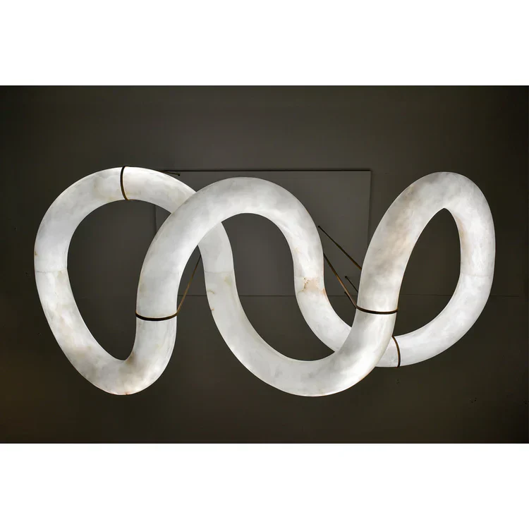 Infinity 12 & 16 Alabaster Pendant Light - Image 6