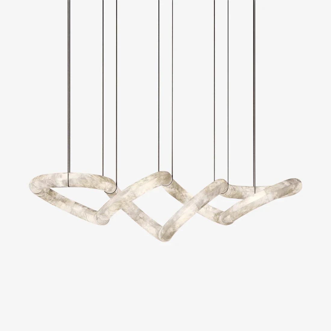 Infinity 12 & 16 Alabaster Pendant Light - Image 7