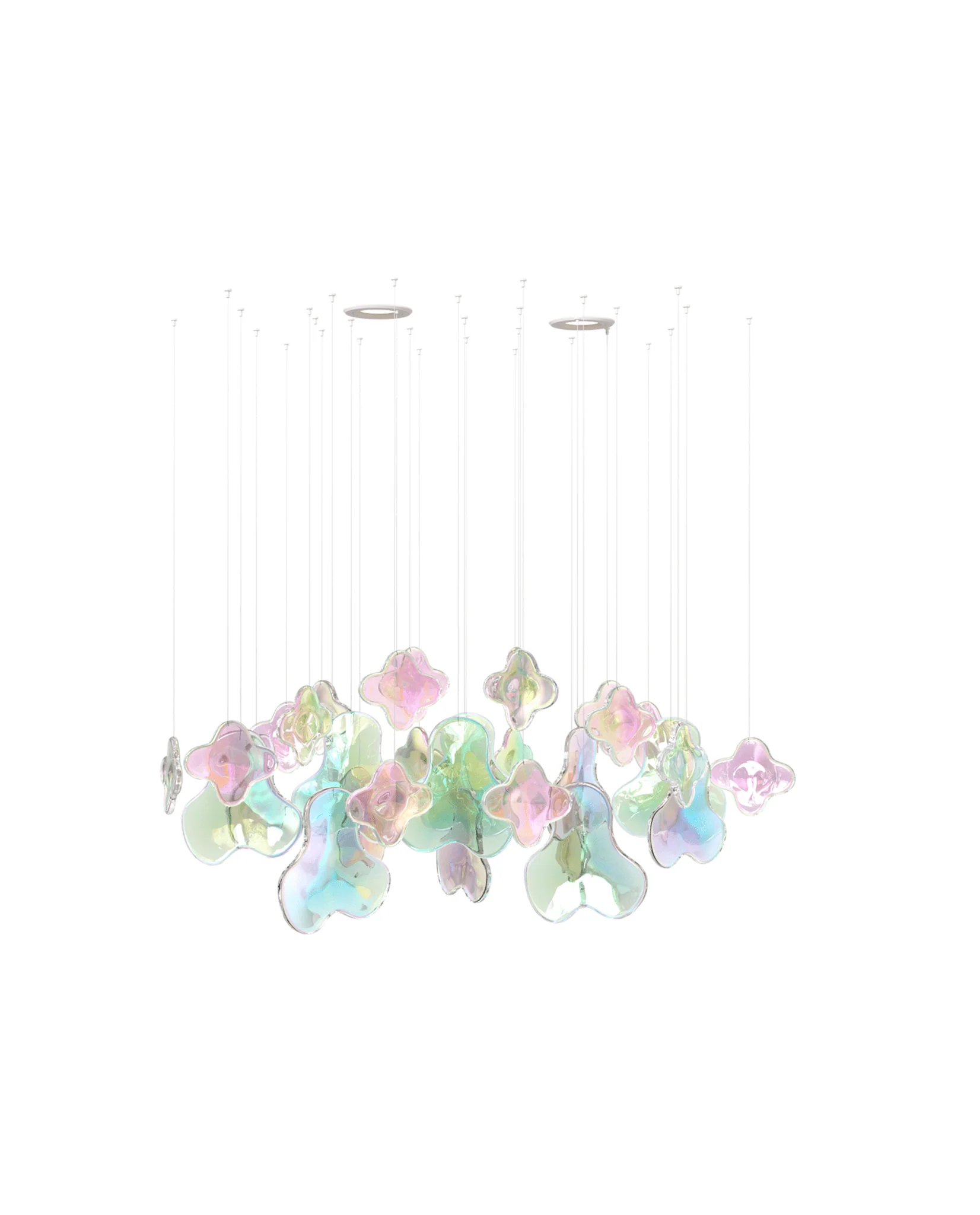 Iris Iridescent Blossom Chandelier - Image 7
