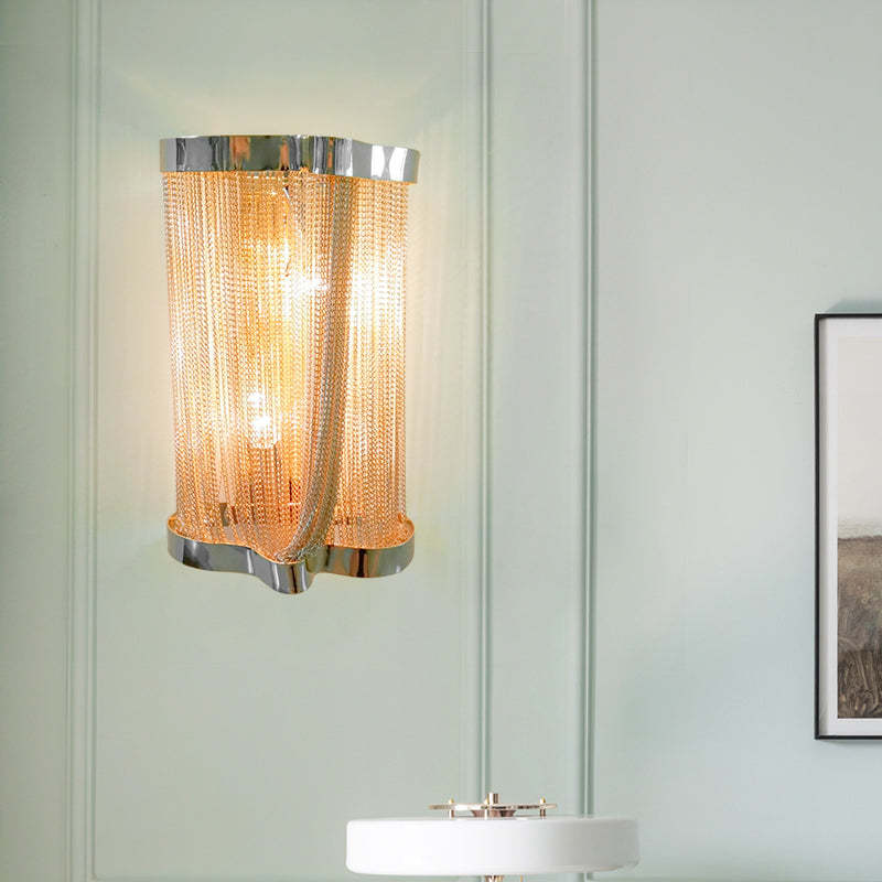 Irregular Chain Tassel Wall Sconce 14.1"H - Image 2