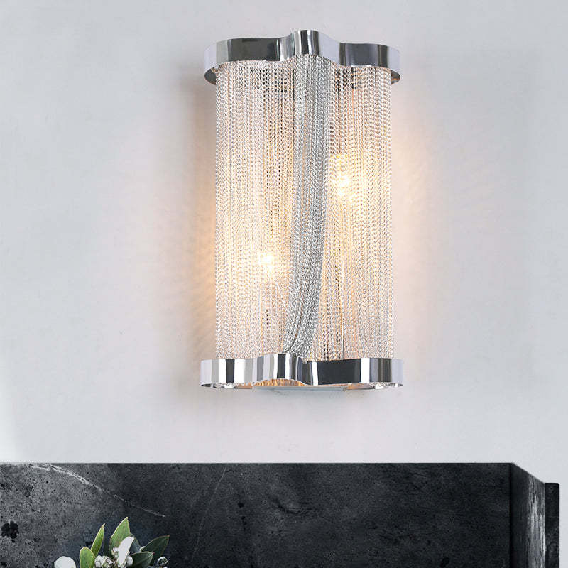 Irregular Chain Tassel Wall Sconce 14.1"H - Image 4