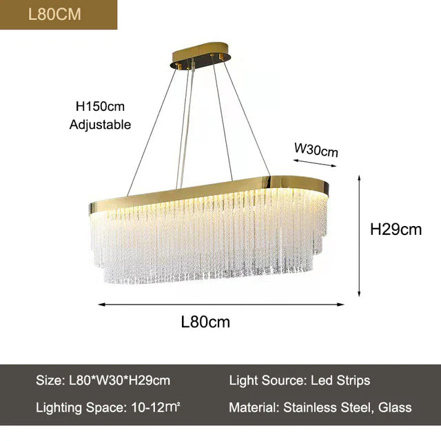 Iver Glass Modern Chandelier - Image 11