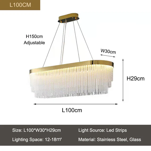 Iver Glass Modern Chandelier - Image 12