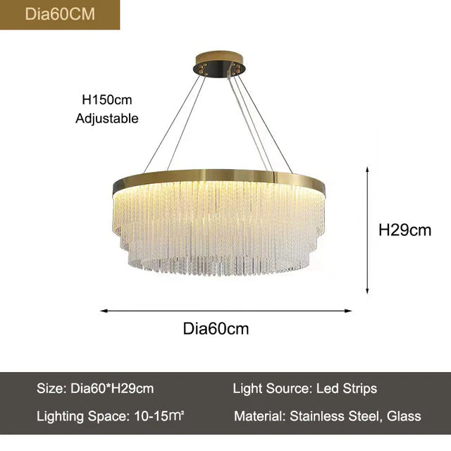 Iver Glass Modern Chandelier - Image 14
