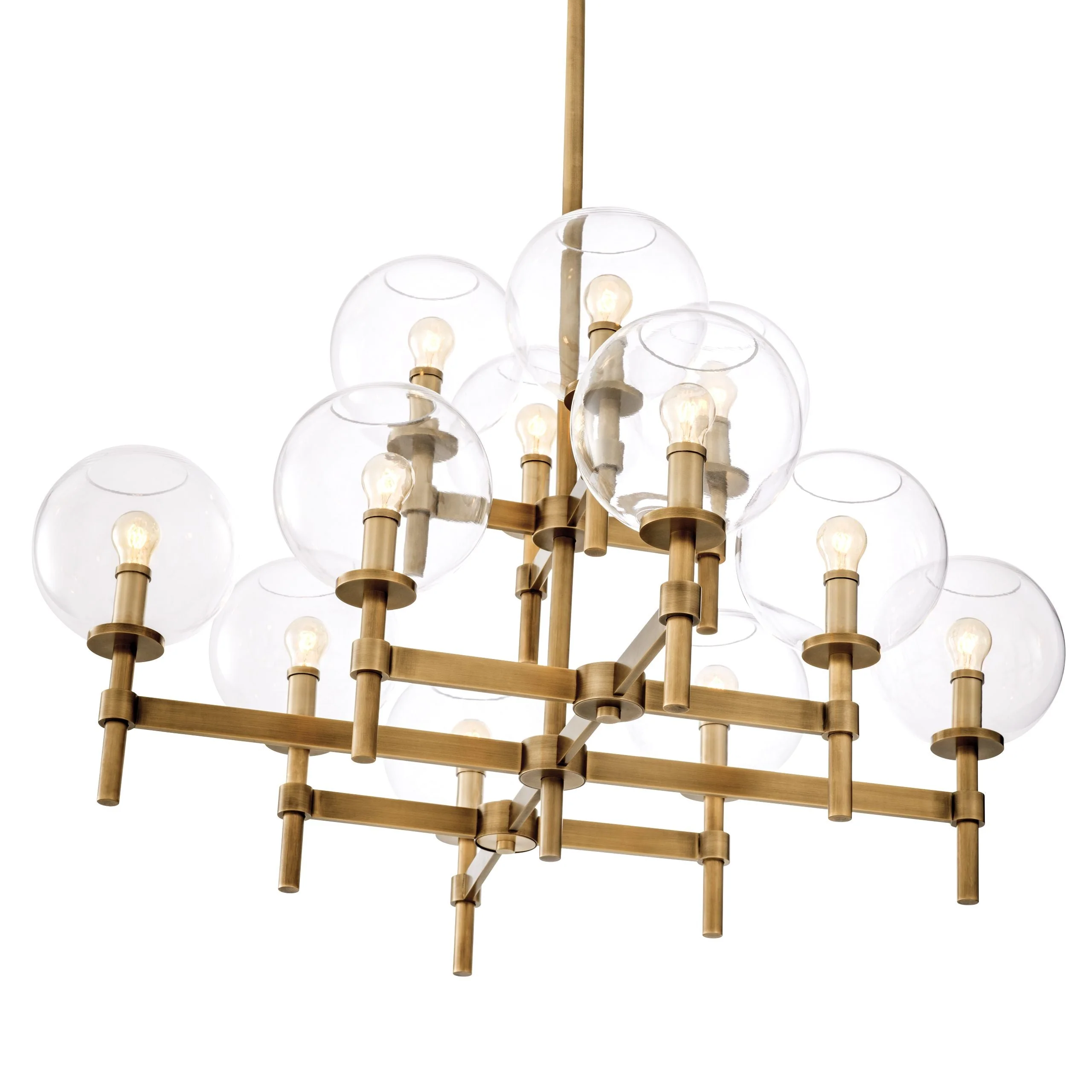 Tango Modern Brass Chandelier [S/T/L] - [Brass] - Image 10