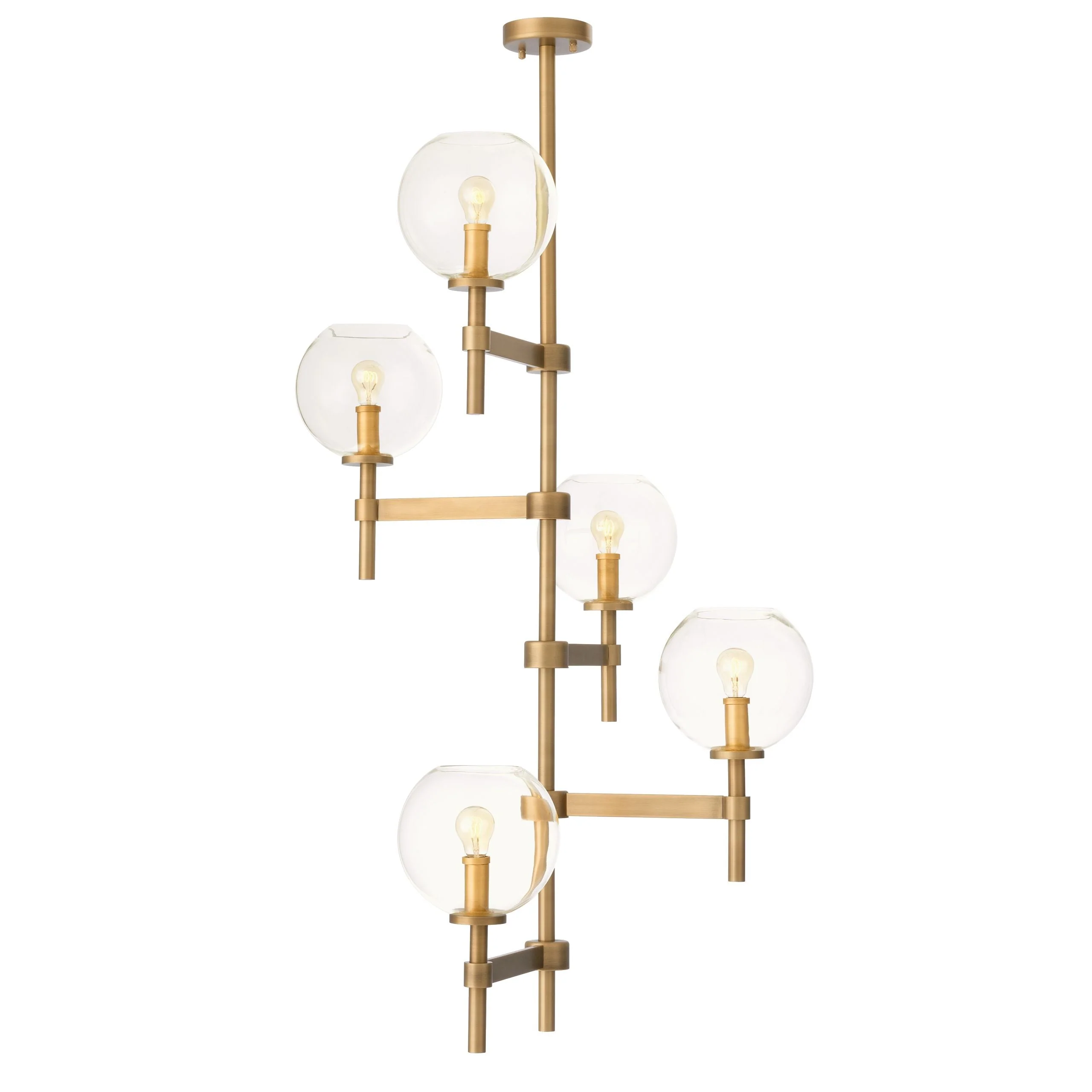 Tango Modern Brass Chandelier [S/T/L] - [Brass] - Image 6