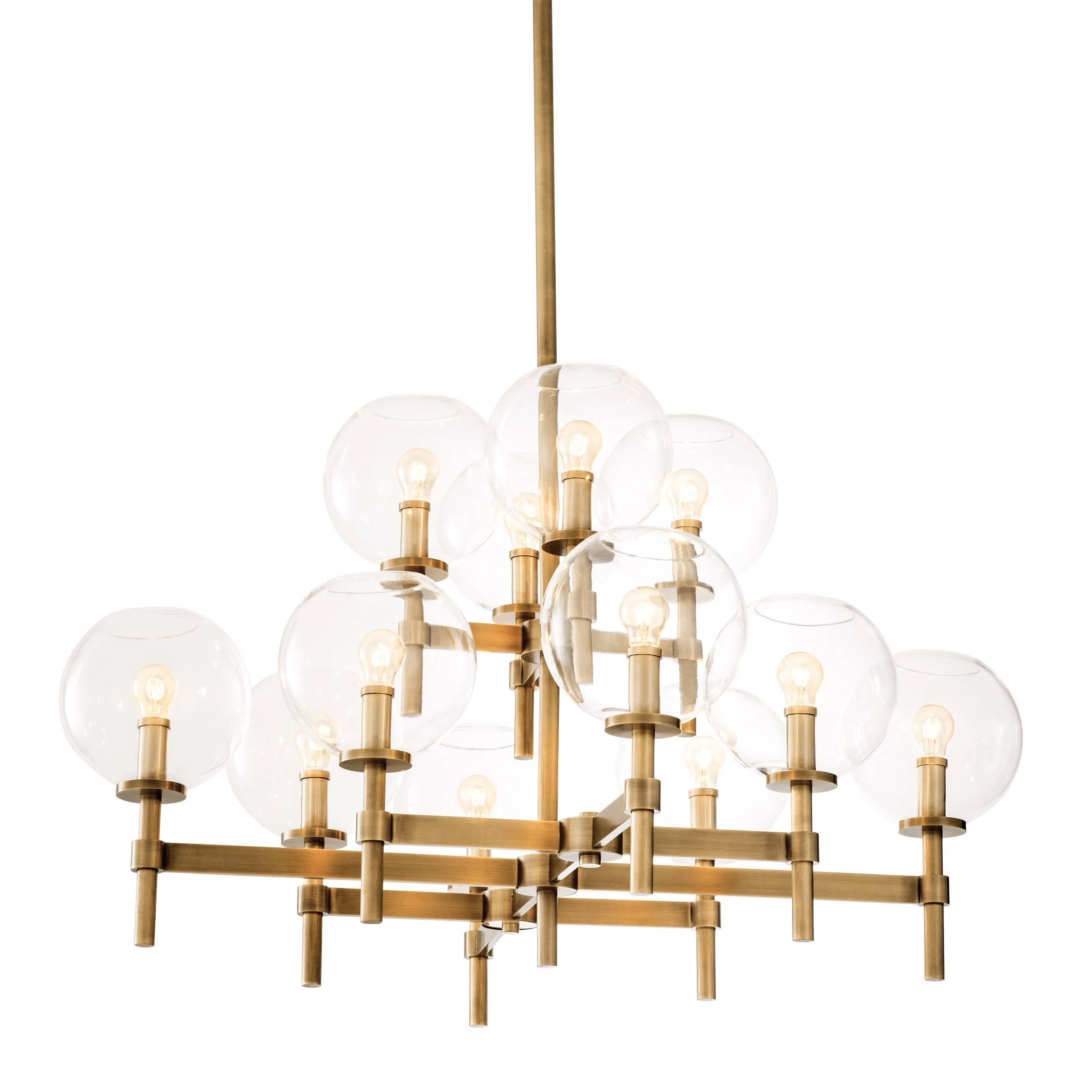 Tango Modern Brass Chandelier [S/T/L] - [Brass] - Image 8