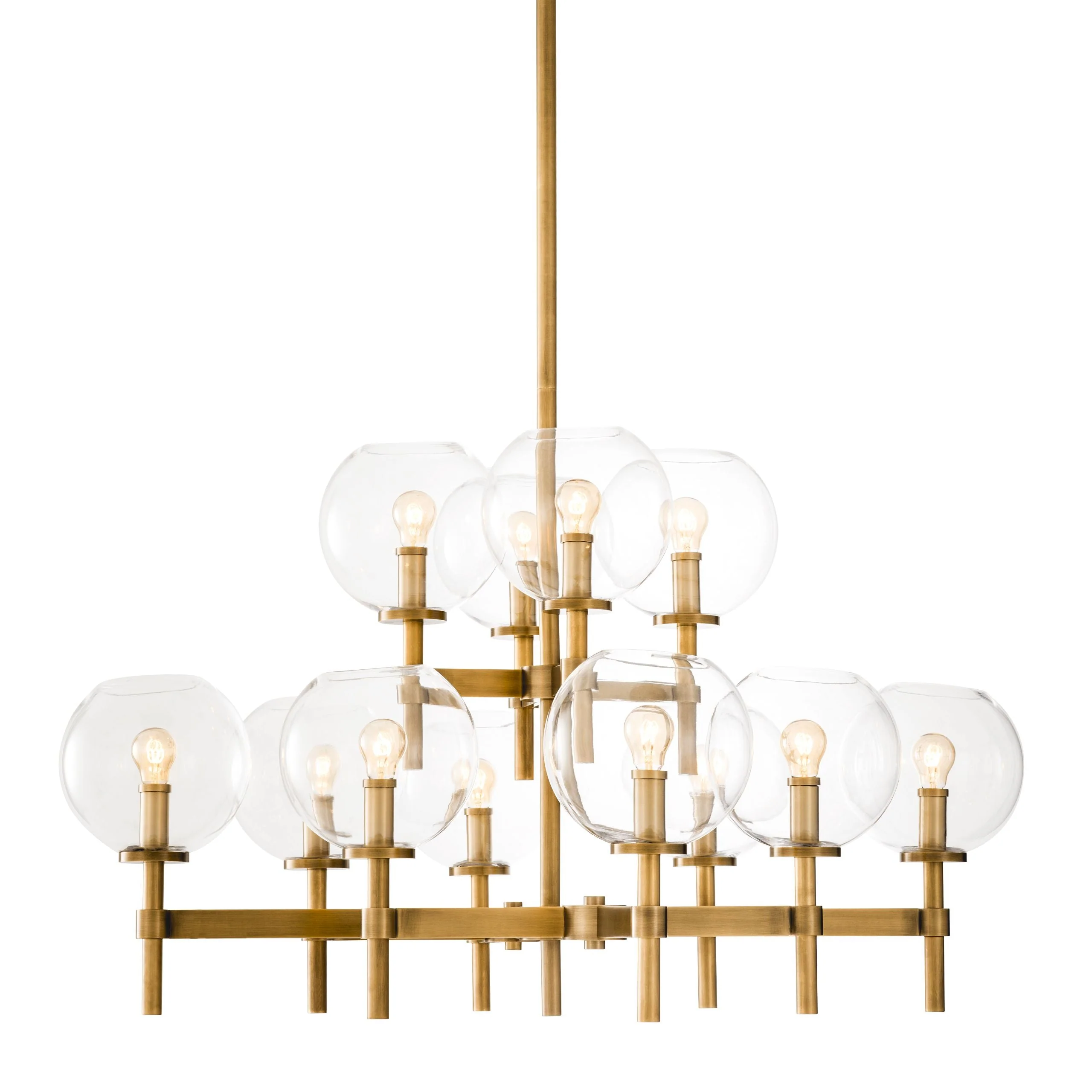 Tango Modern Brass Chandelier [S/T/L] - [Brass] - Image 9