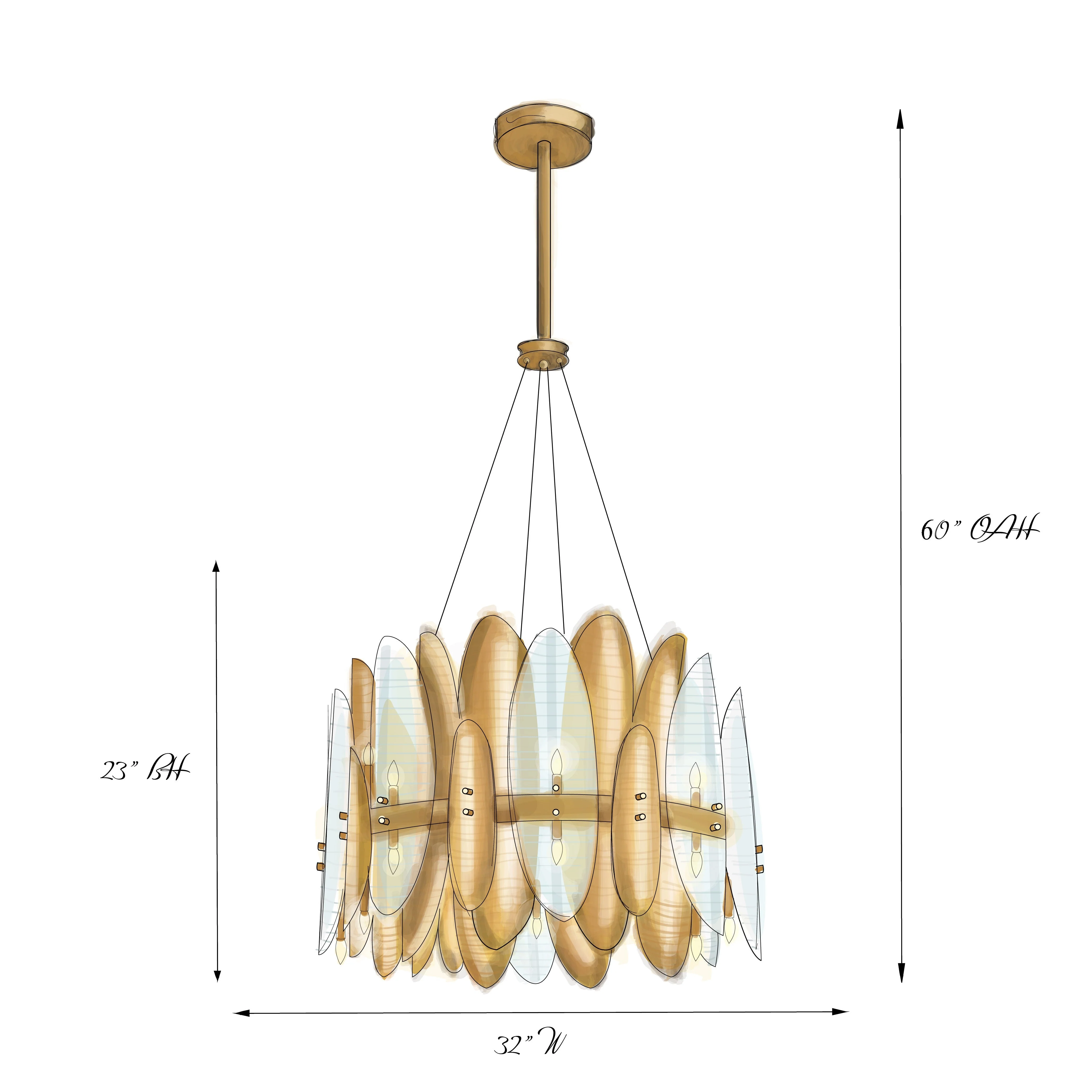 Jazz Art Deco Chandelier - Image 9