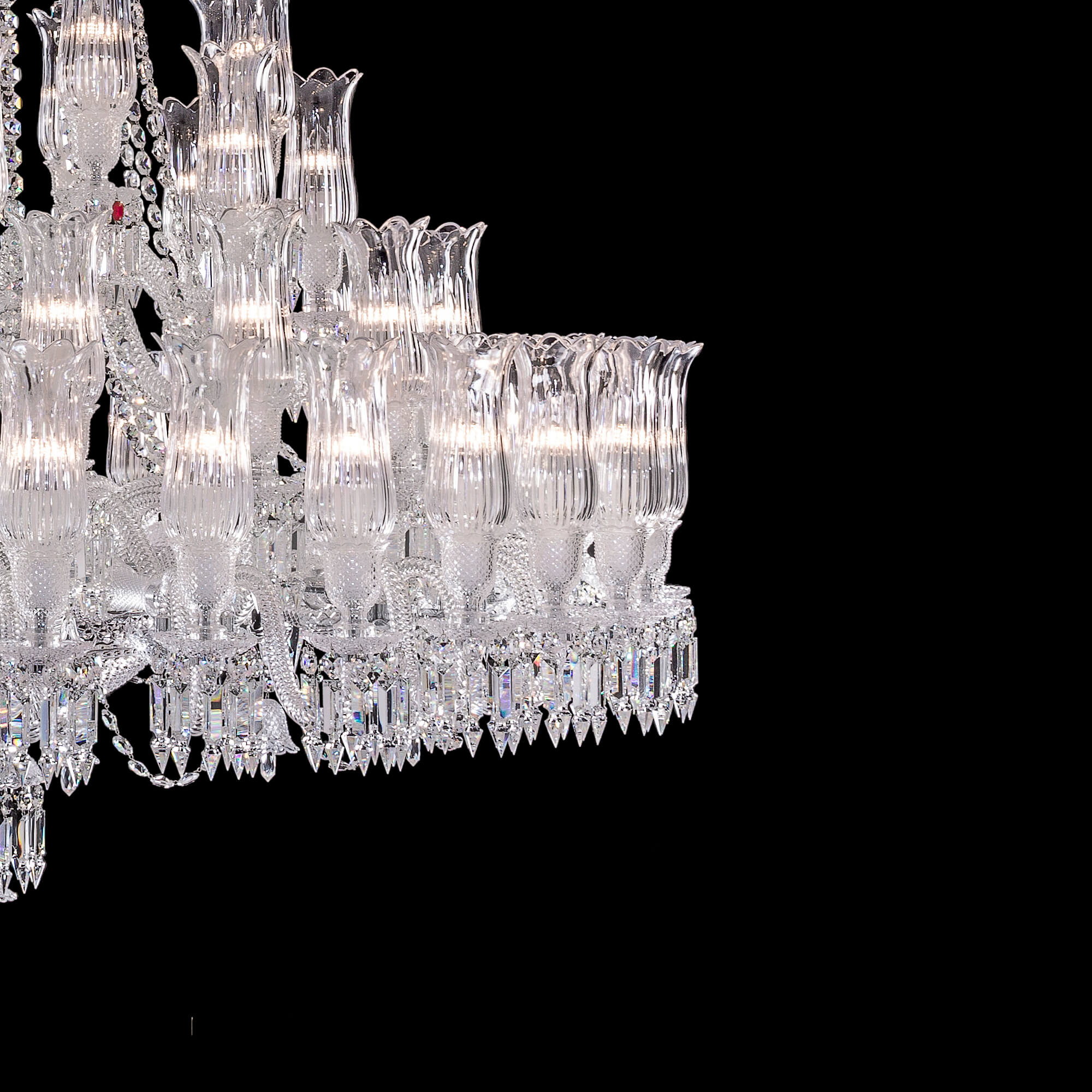 Bakala Large Entrance Crystal Chandelier - Image 4