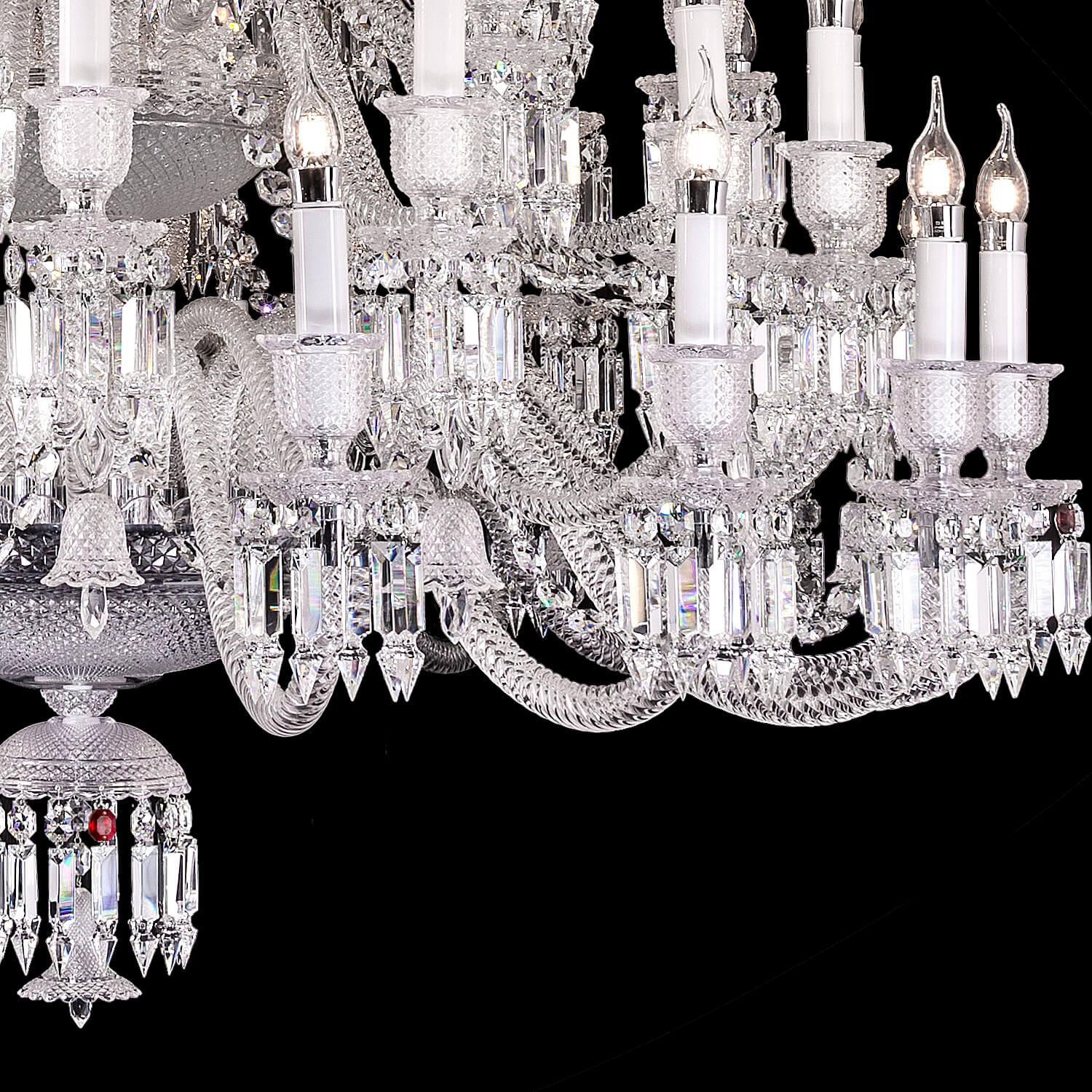 Bakala Traditional Luxury Bastian Crystal Chandelier - Image 3