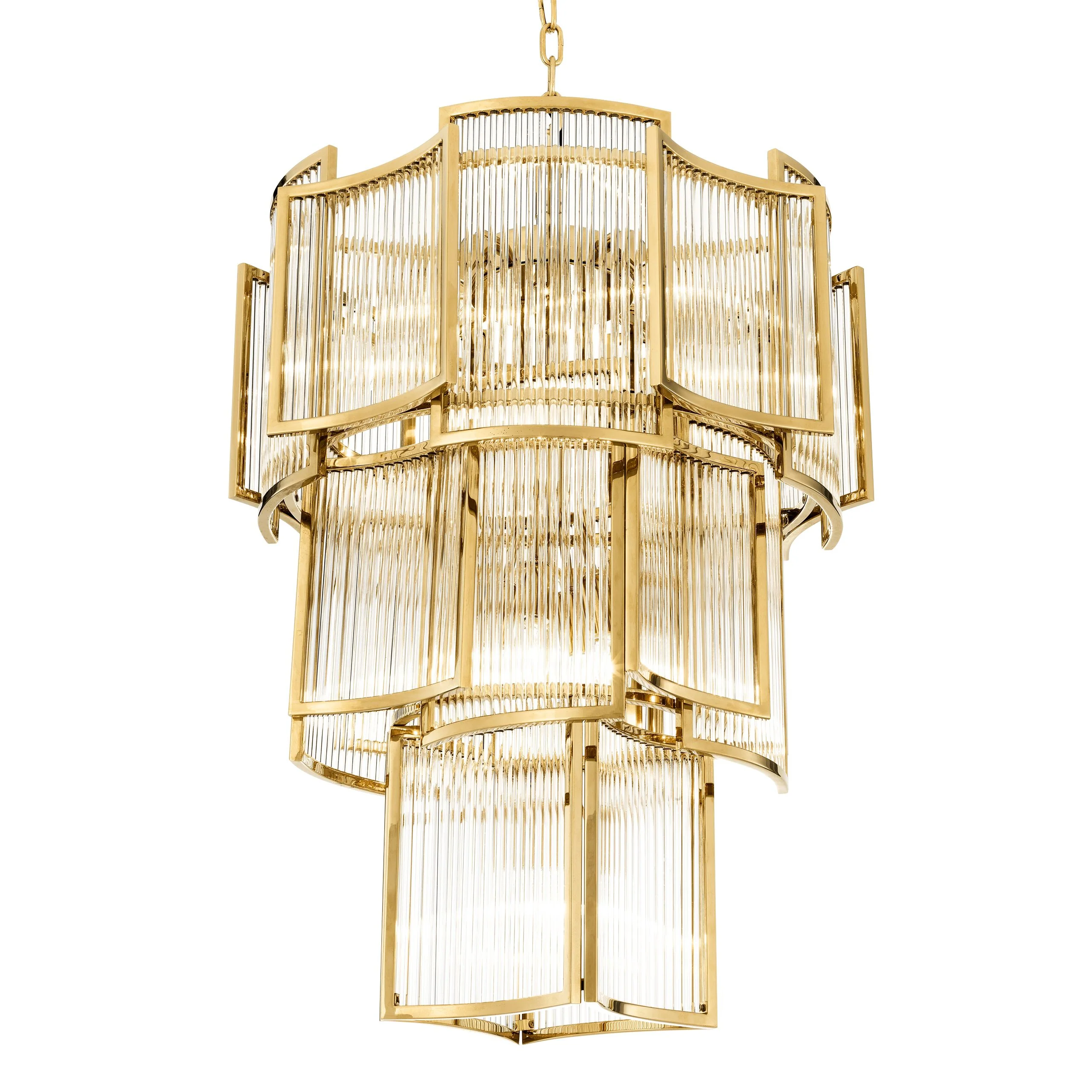Jet Set Modern Chandelier - [Gold/Nickel/Antique Brass] - Image 2