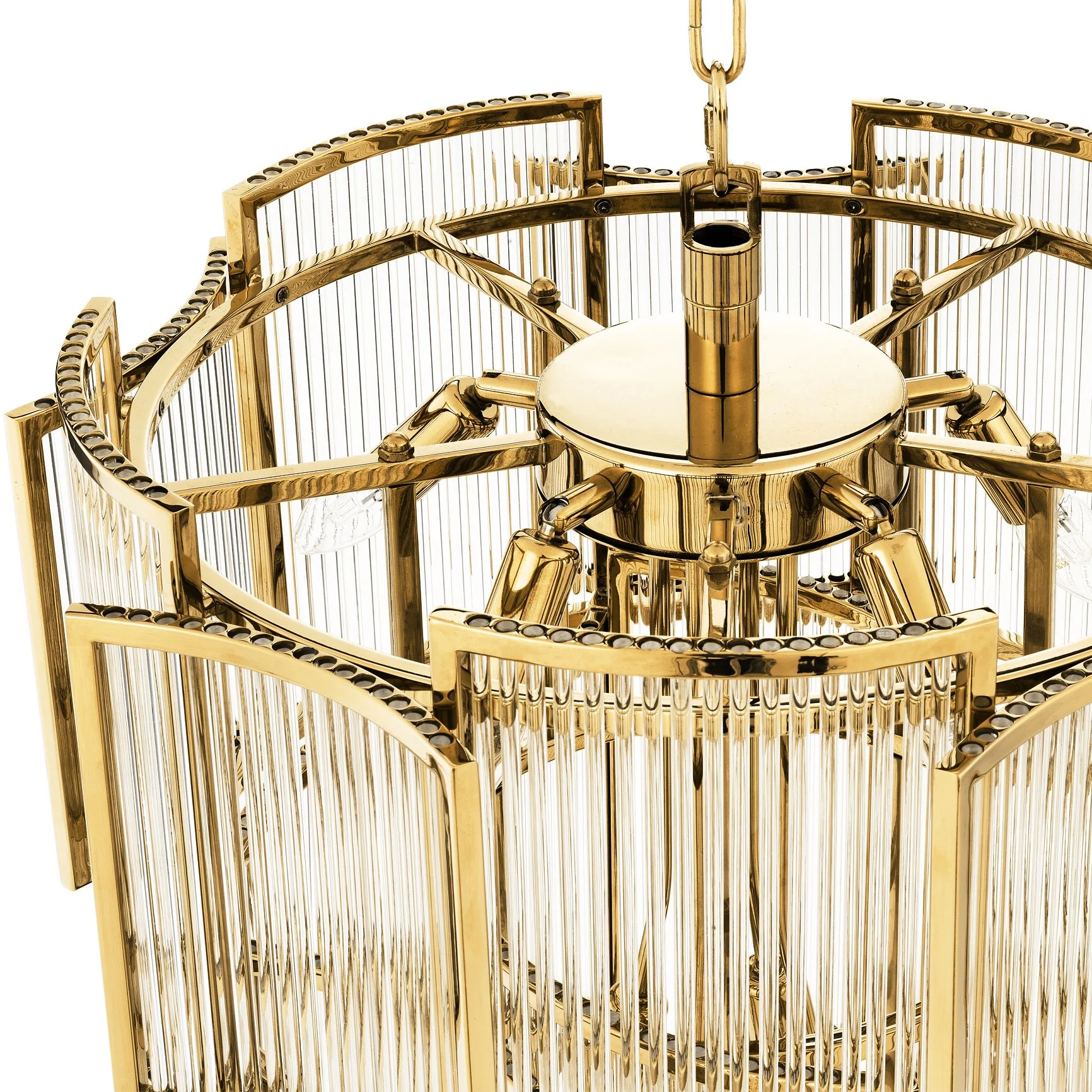 Jet Set Modern Chandelier - [Gold/Nickel/Antique Brass] - Image 4