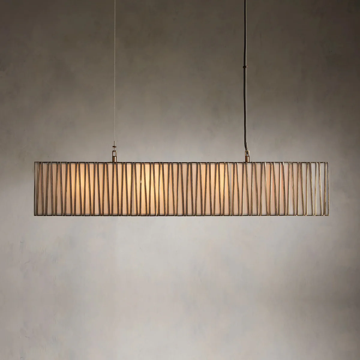 Junet Rectangular Chandelier 49"W 60"W - Image 6