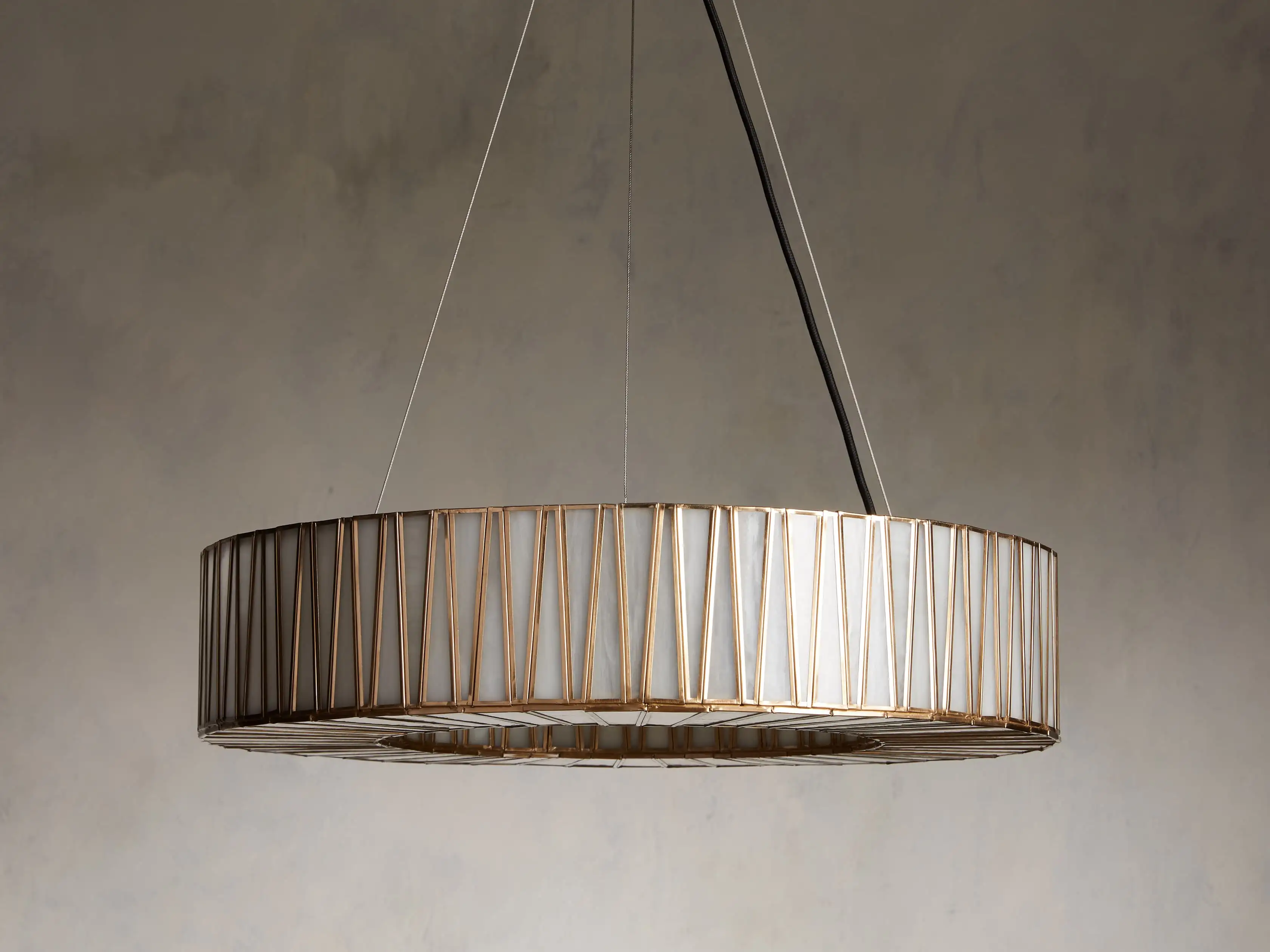 Junet Glass Round Chandelier 24" 36'' 42" 60''D - Image 3