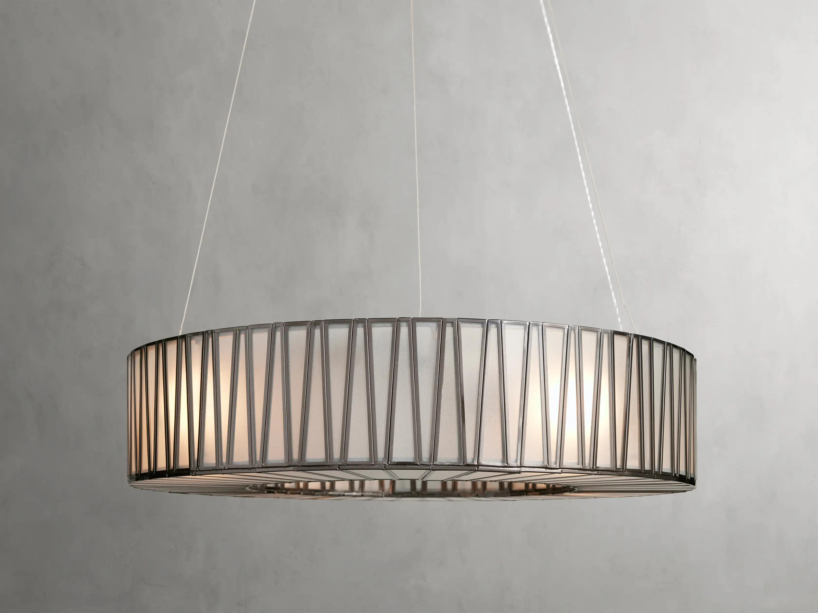 Junet Glass Round Chandelier 24" 36'' 42" 60''D - Image 6