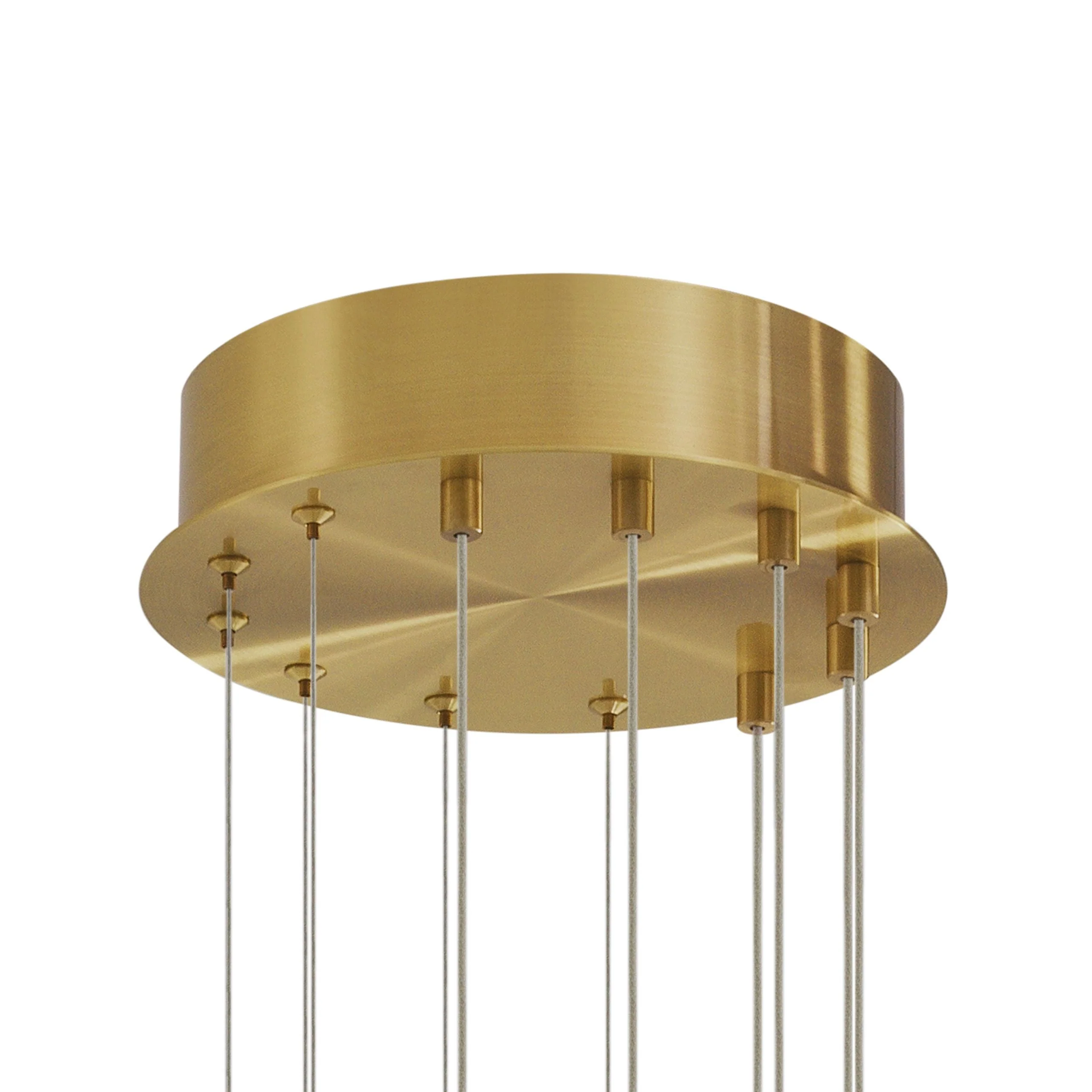 Kimpton Modern Brass Chandelier - Image 5
