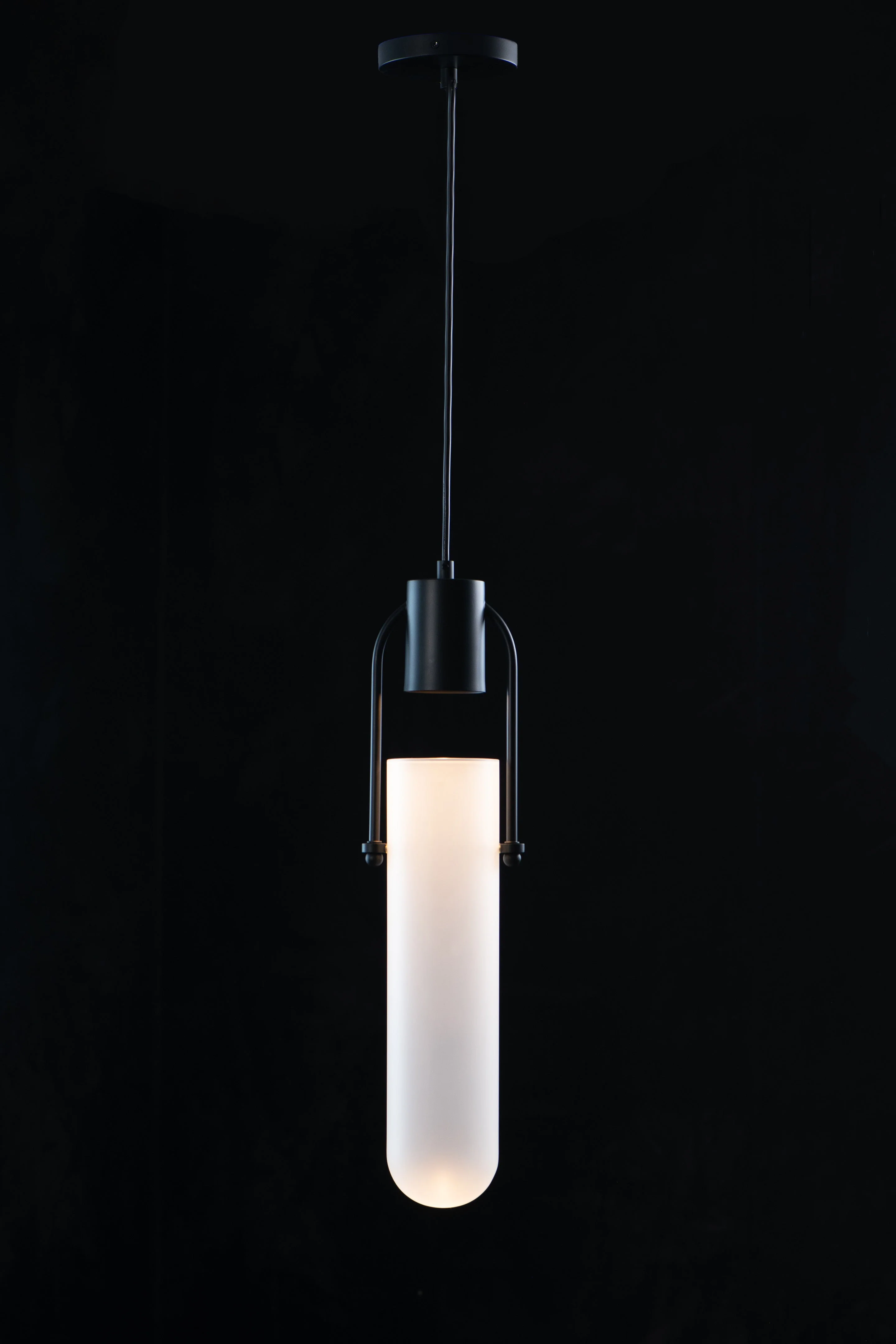 Knox Matte Black Modern Pendant - Image 4
