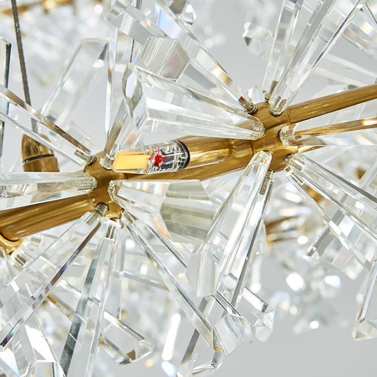 Kylie Linear Crystal Chandelier - Image 3