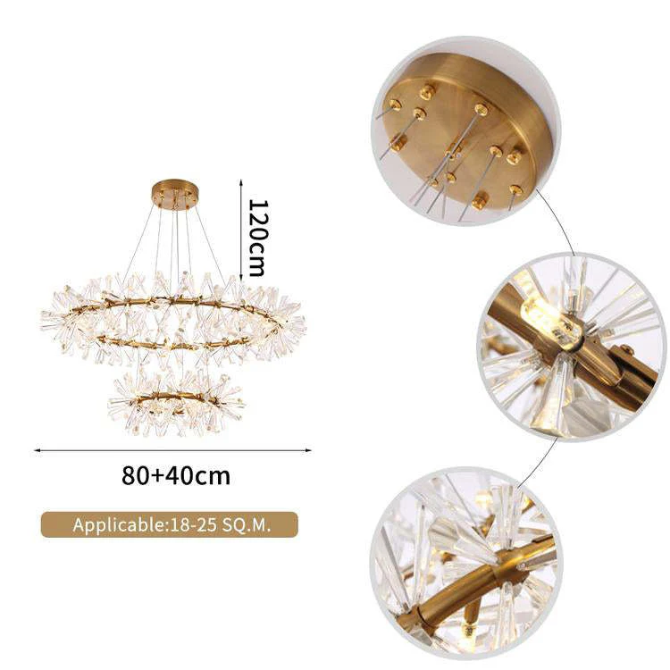 Kylie Ring Crystal Chandelier - Image 9