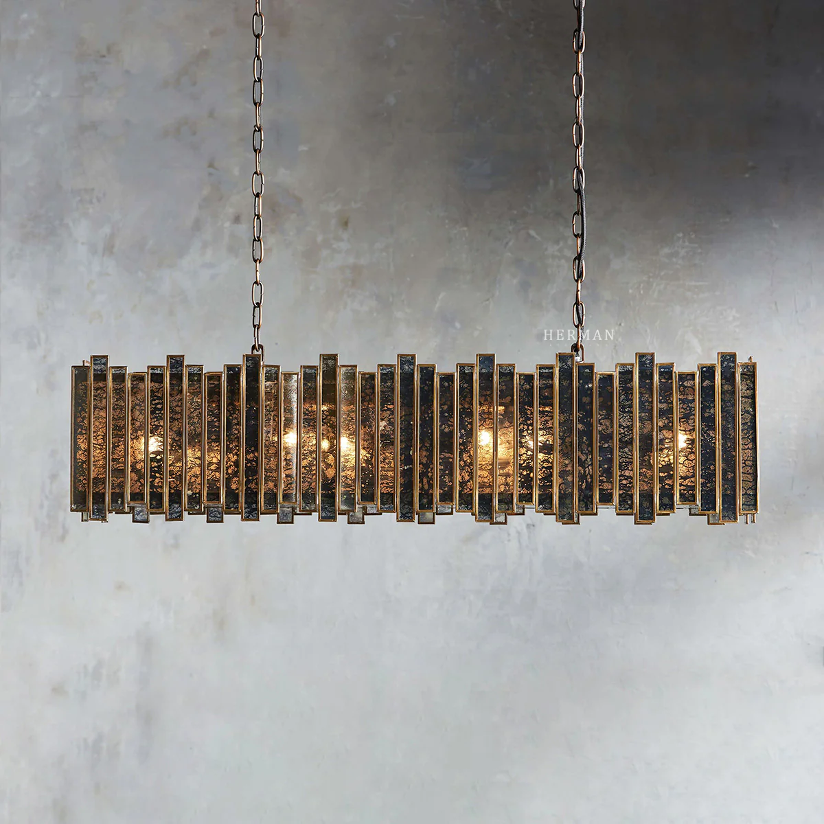 Laila Rectangular Chandelier - Image 3