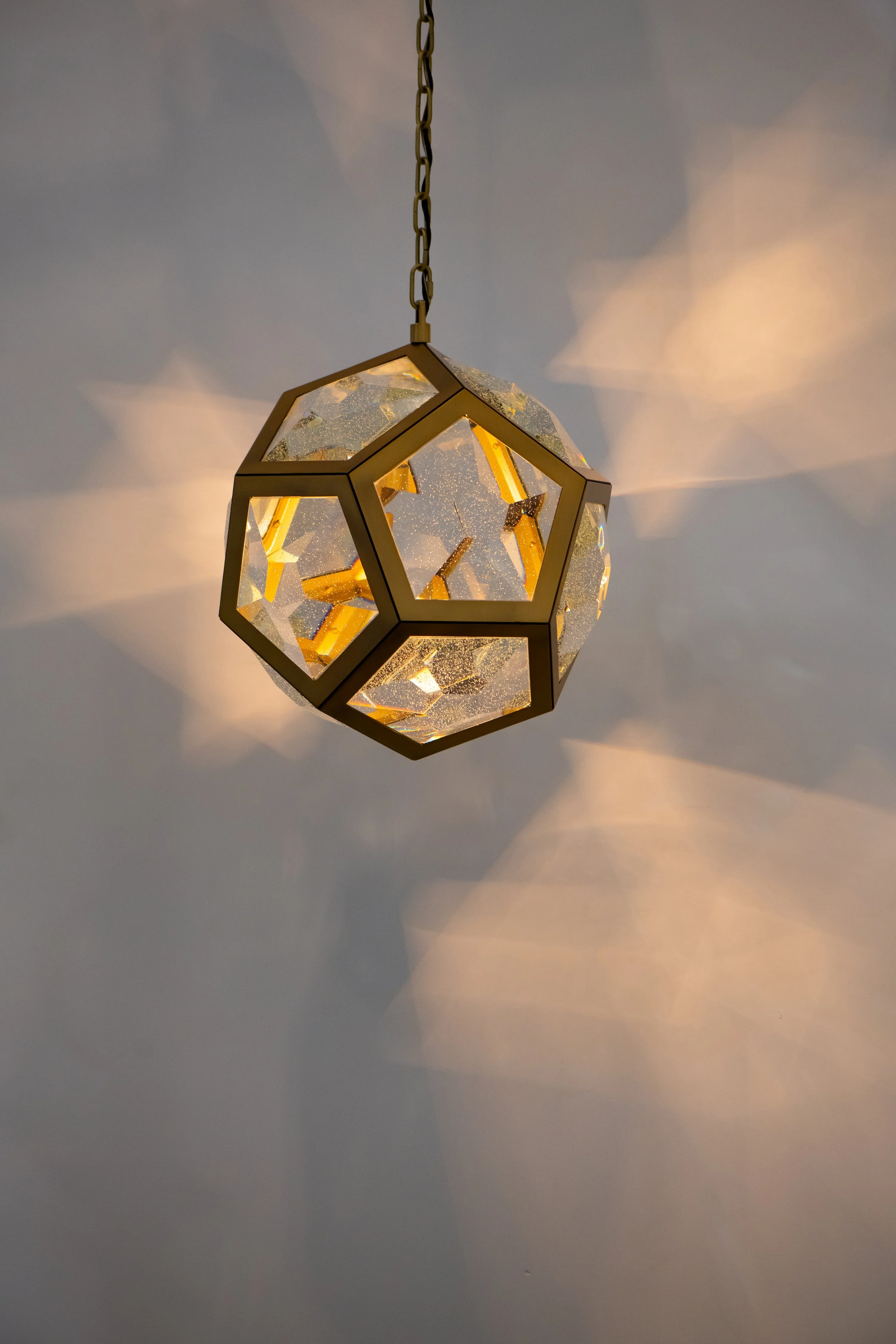 Lamont Antique Seeded Glass Pendant - Image 4