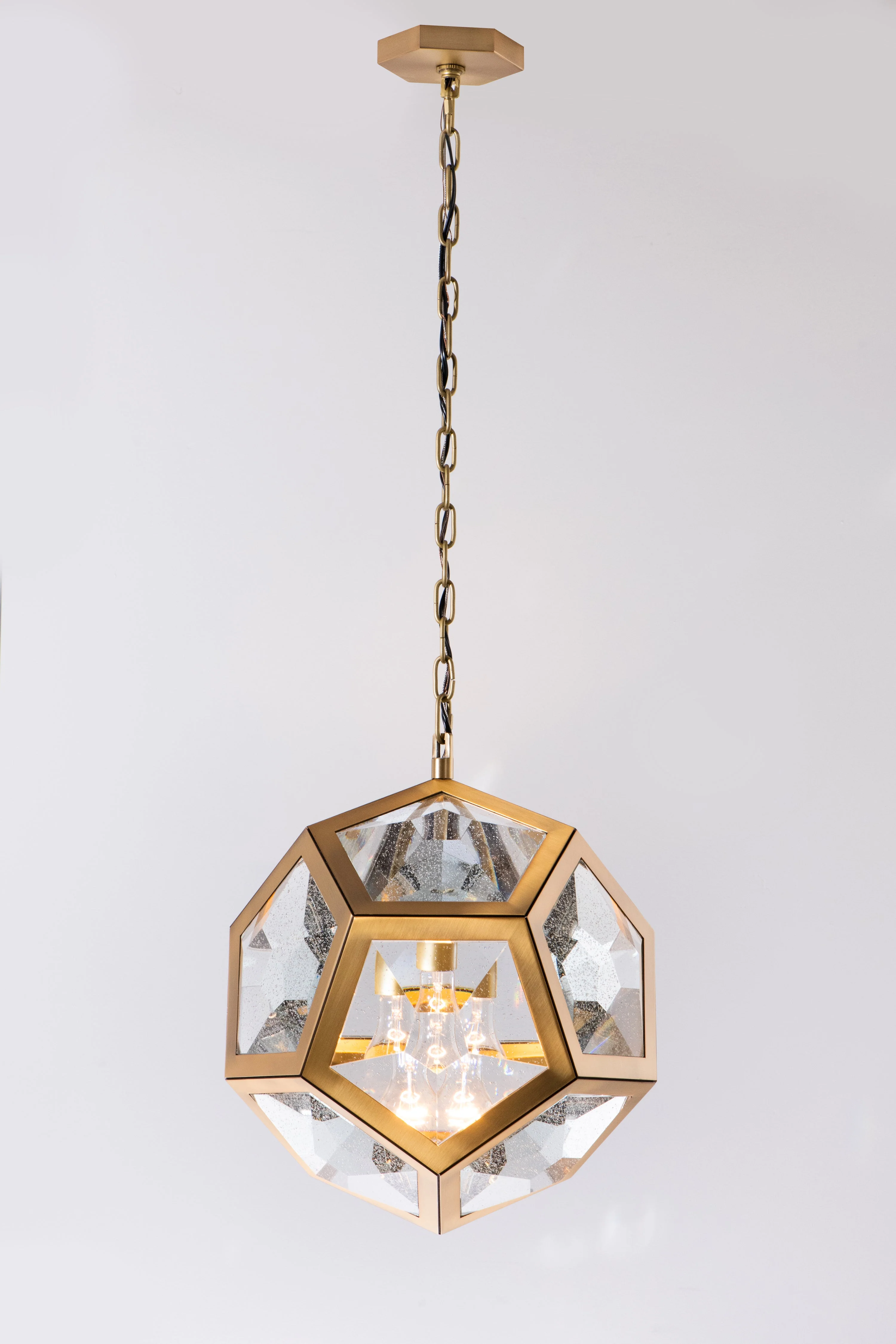 Lamont Antique Seeded Glass Pendant - Image 5